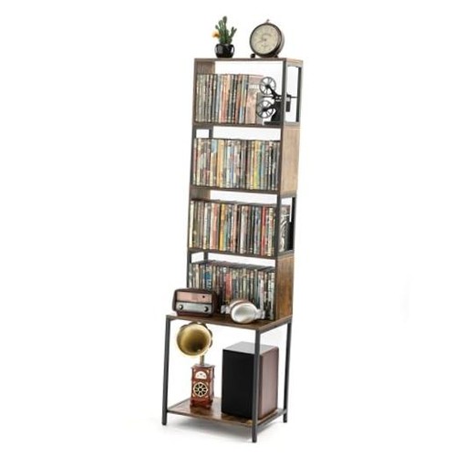 Dvd shelf wooden storage - shelf,, cd